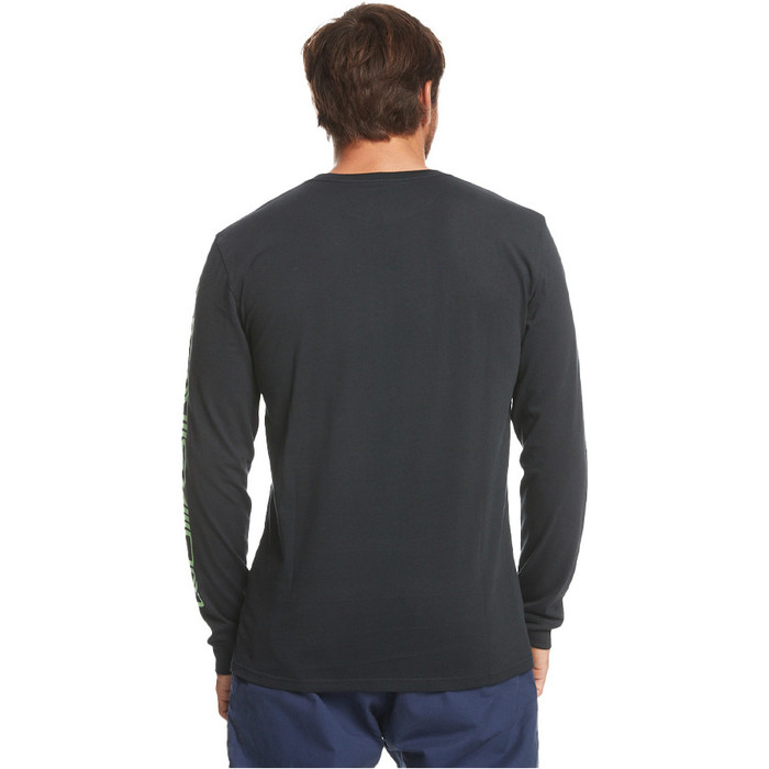 2023 Quiksilver Mens Omni Logo Long Sleeve T-Shirt EQYZT07479 - Black